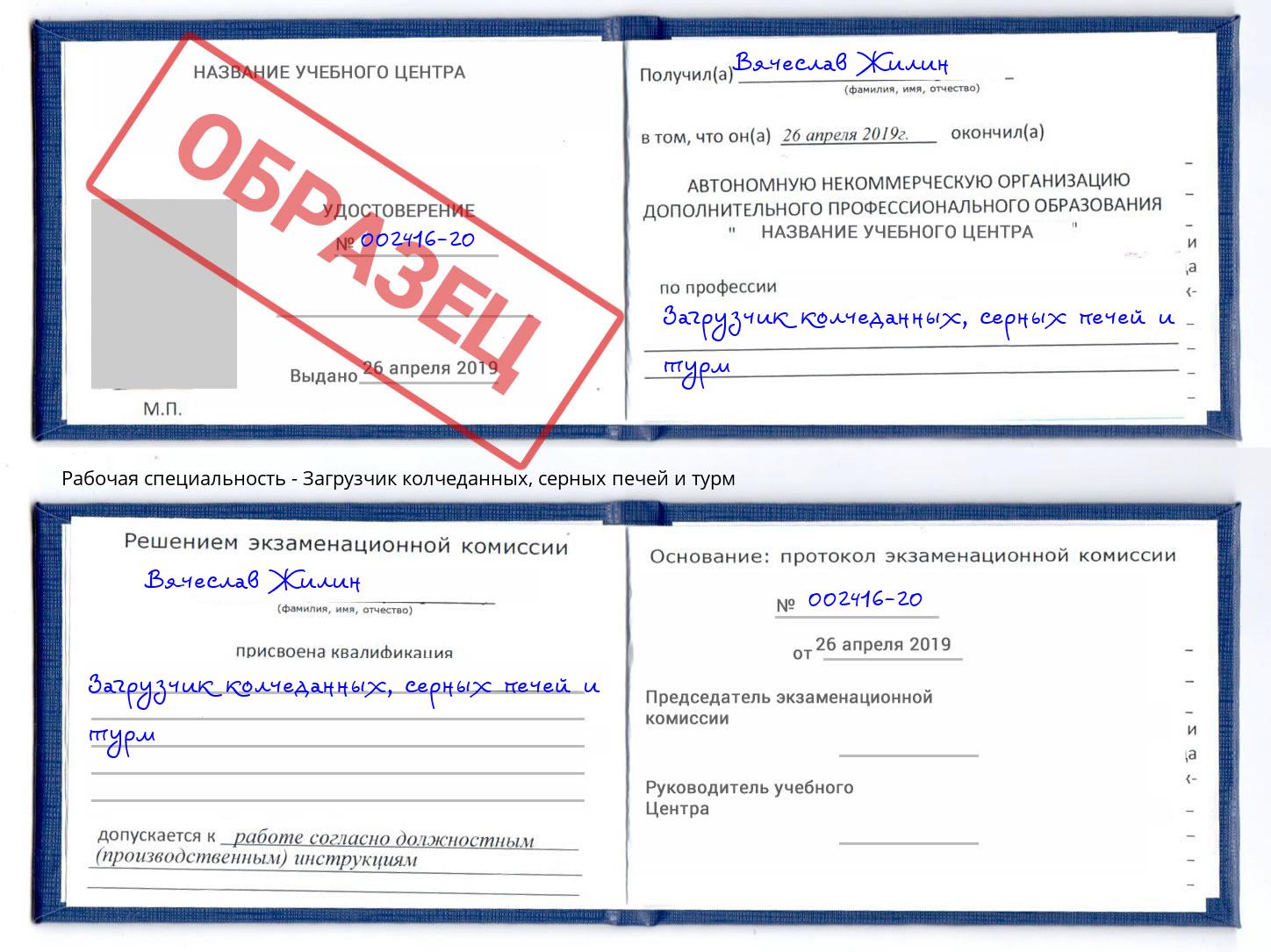 Загрузчик колчеданных, серных печей и турм Бердск